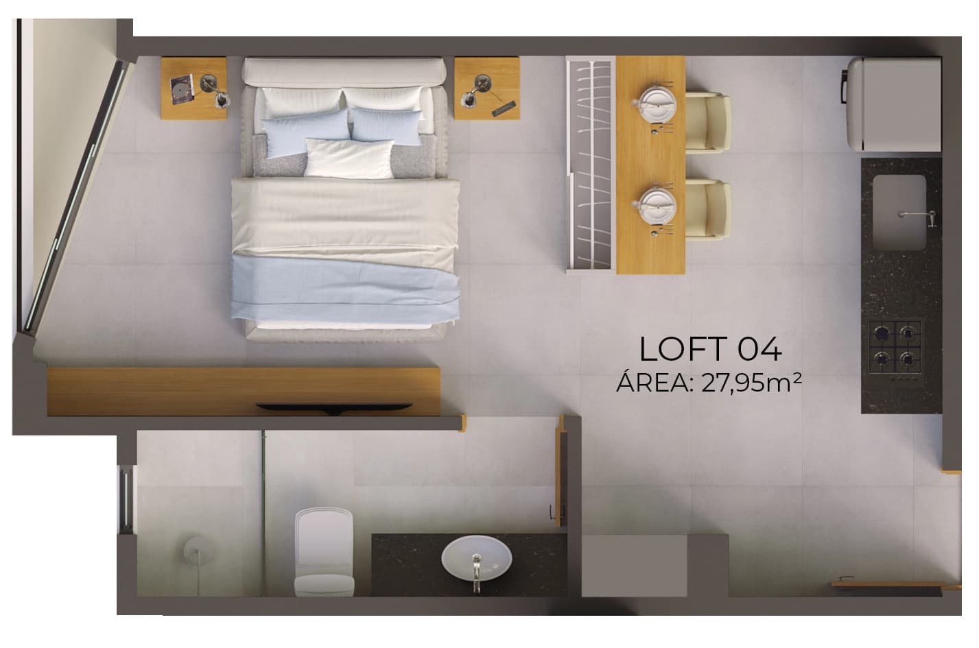 Loft de 27m²